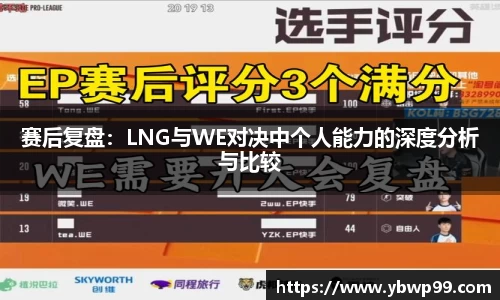 赛后复盘：LNG与WE对决中个人能力的深度分析与比较